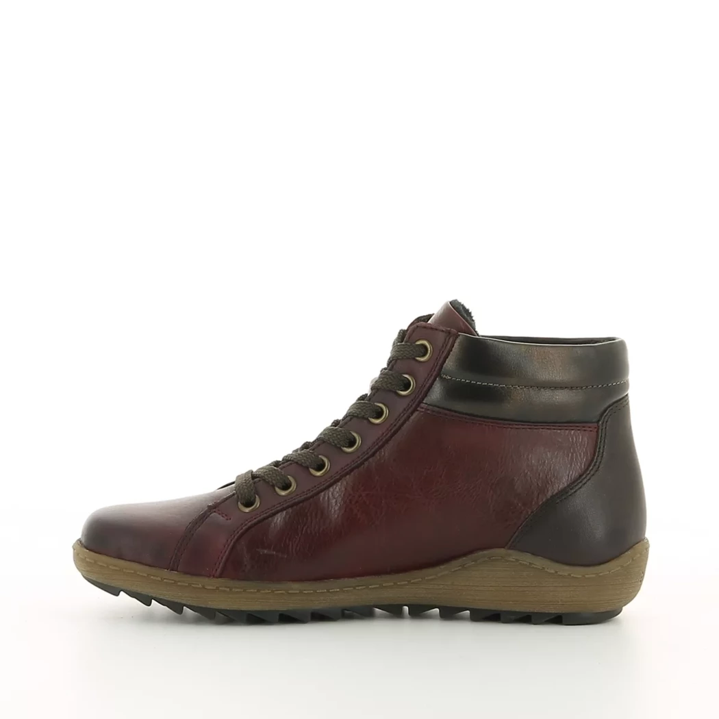 Image (4) de la chaussures Remonte - Bottines Bordeaux en Cuir Image (4) de la chaussures Remonte - Bottines Bordeaux en Cuir