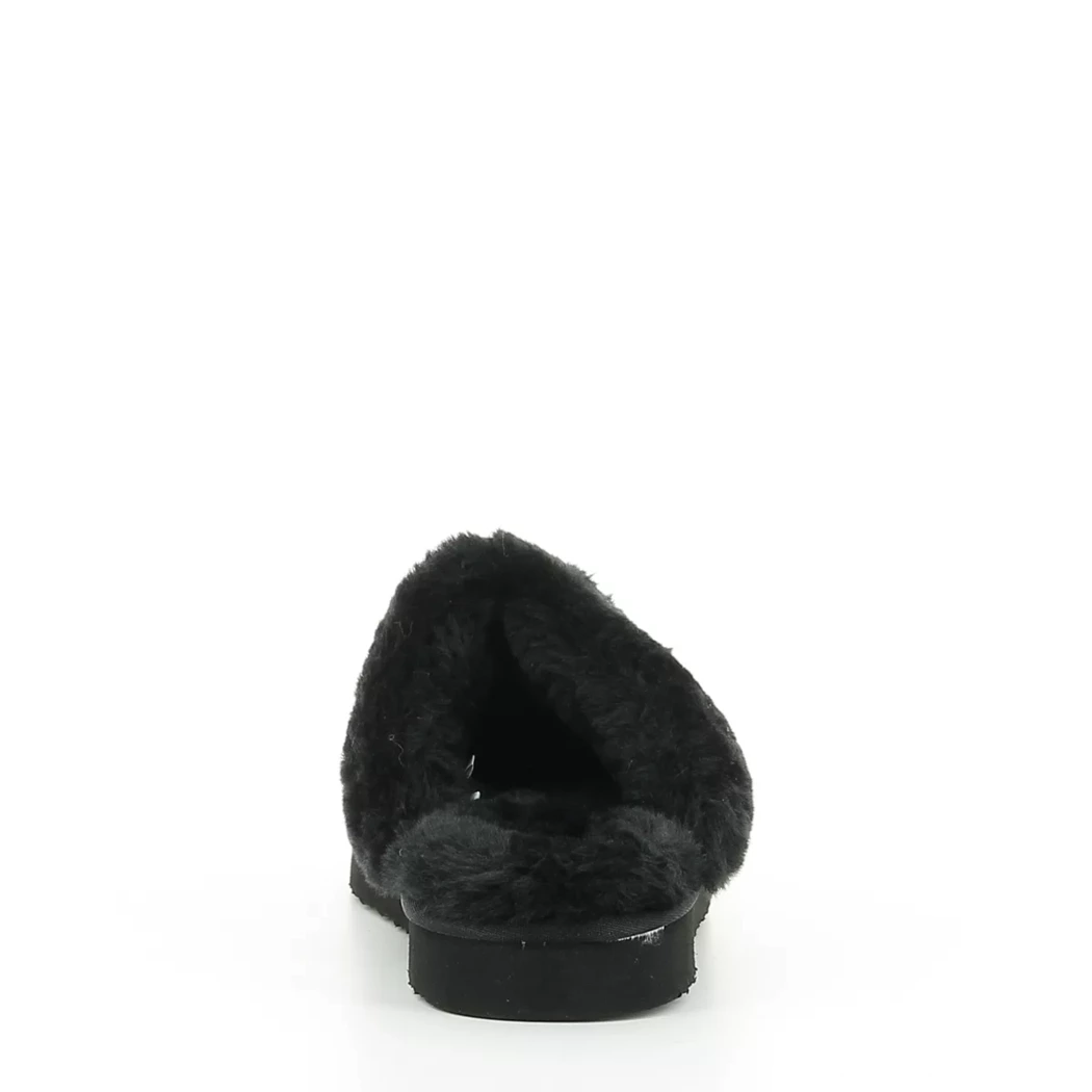 Image (3) de la chaussures Alpacas - Pantoufles et Chaussons Noir en Cuir synthétique