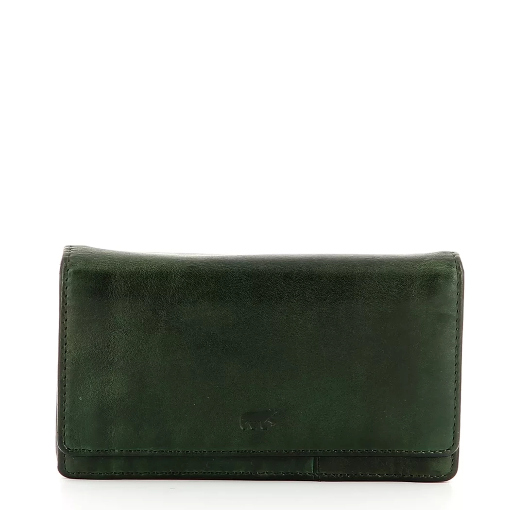Image (1) de la chaussures Beardesign - Portefeuilles et Pochettes Vert en Cuir