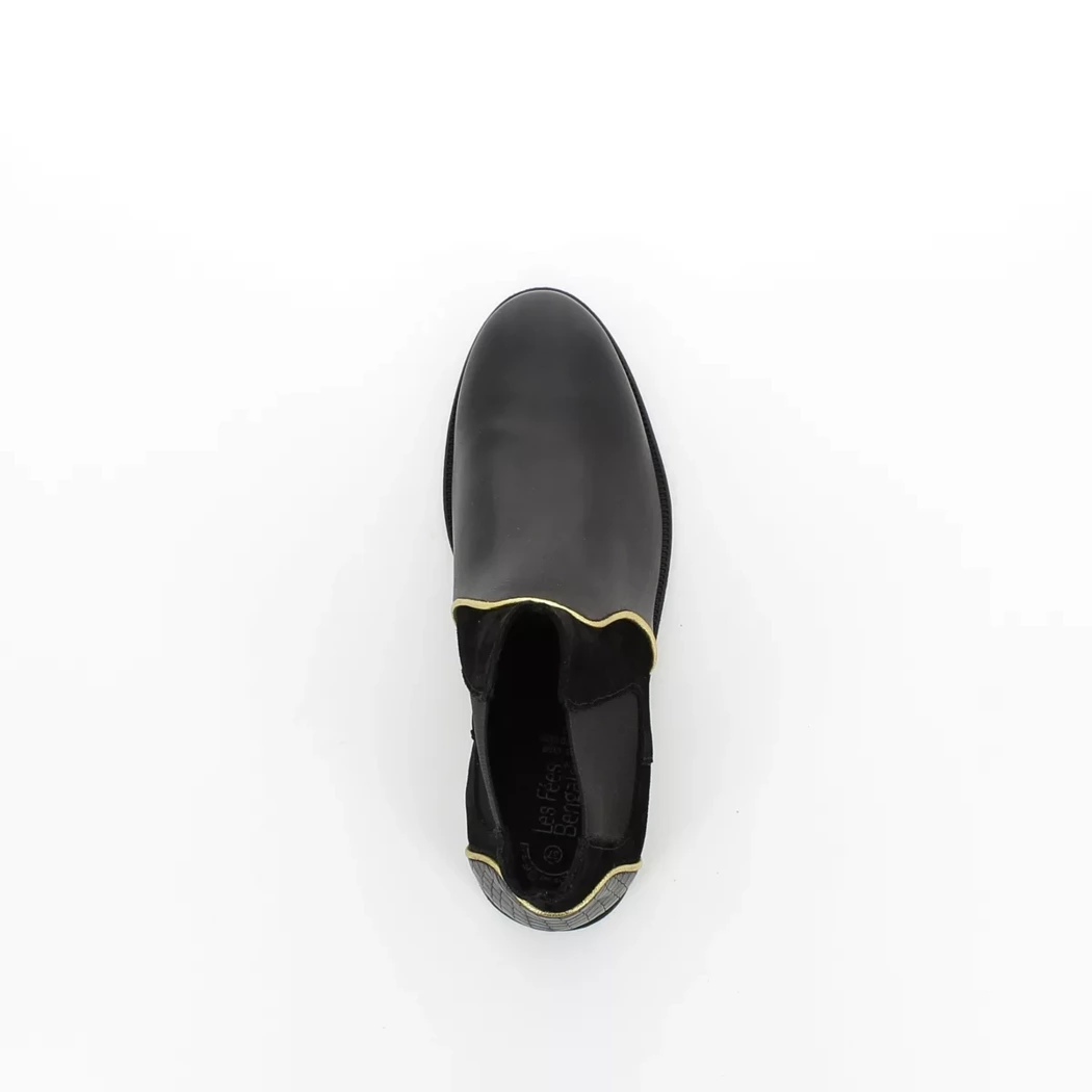 Image (6) de la chaussures Les Fees de Bengale - Boots Noir en Cuir