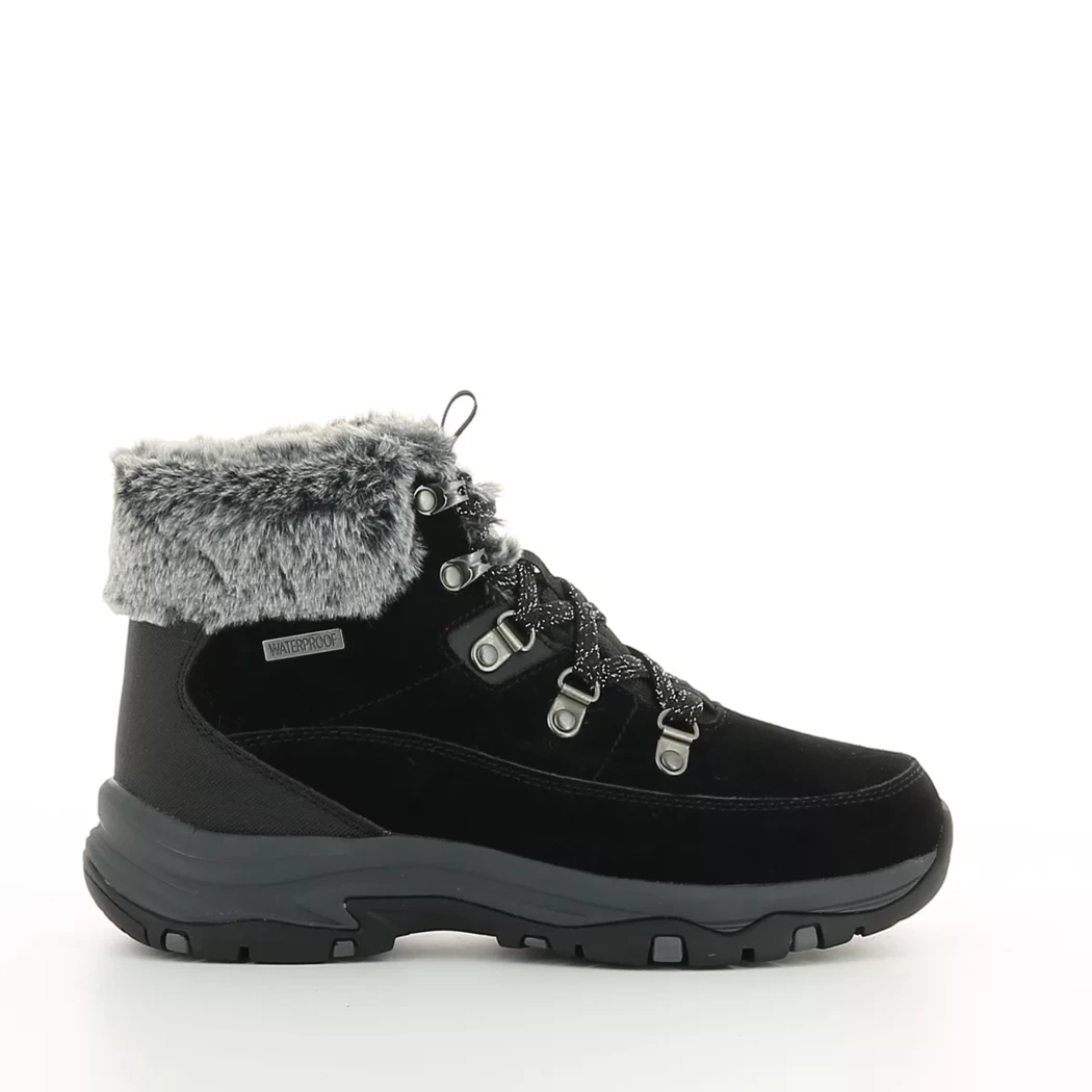 Image (2) de la chaussures Skechers - Bottines Noir en Cuir nubuck Image (2) de la chaussures Skechers - Bottines Noir en Cuir nubuck