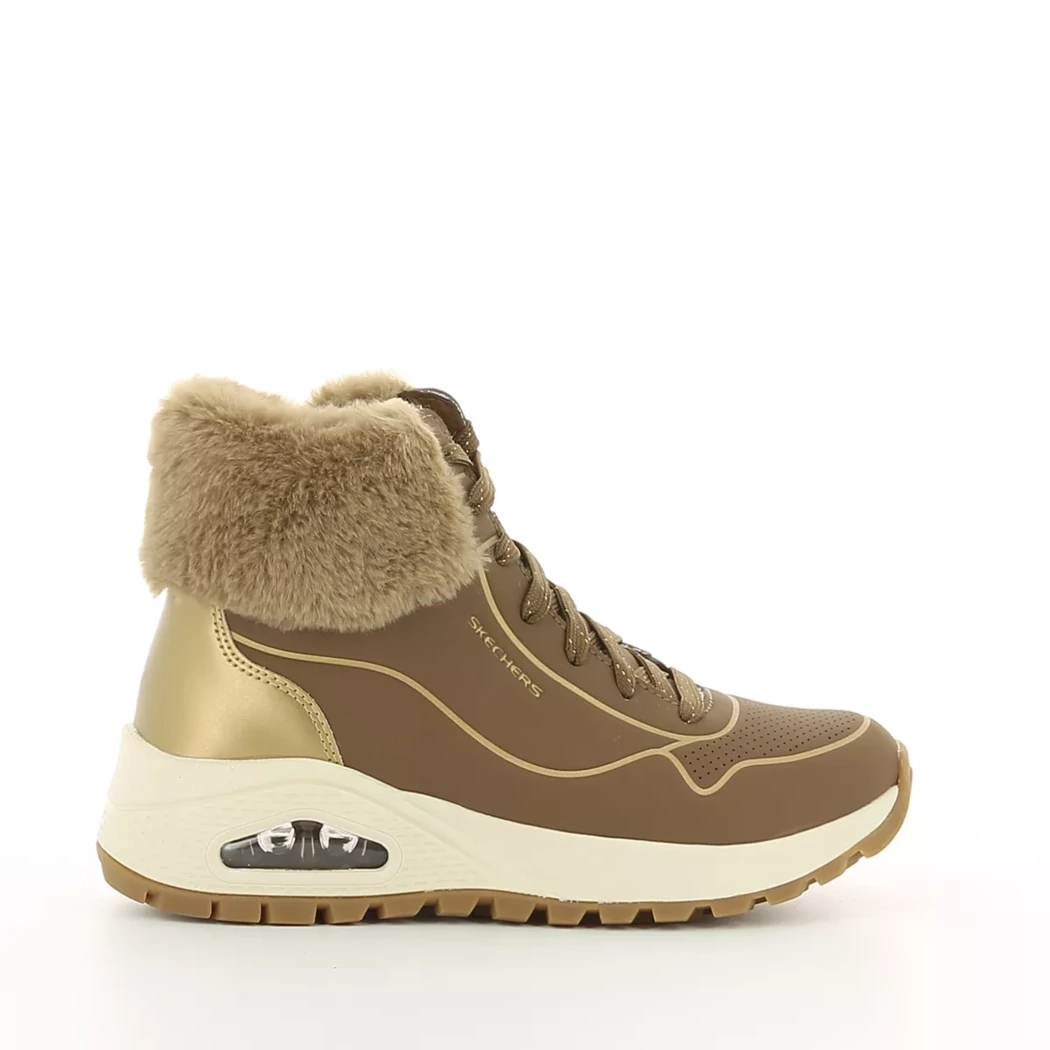 Image (2) de la chaussures Skechers - Bottines Marron en Cuir synthétique