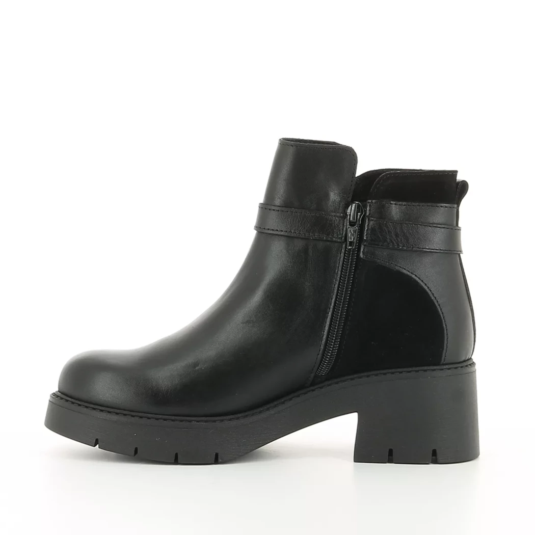 Image (4) de la chaussures Simplement B - Boots Noir en Cuir