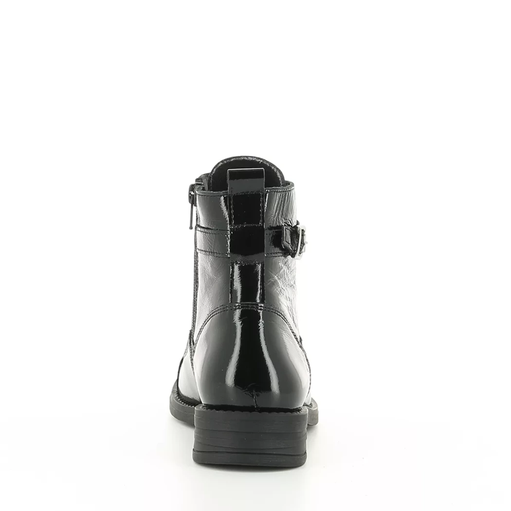 Image (3) de la chaussures Simplement B - Bottines Noir en Cuir vernis