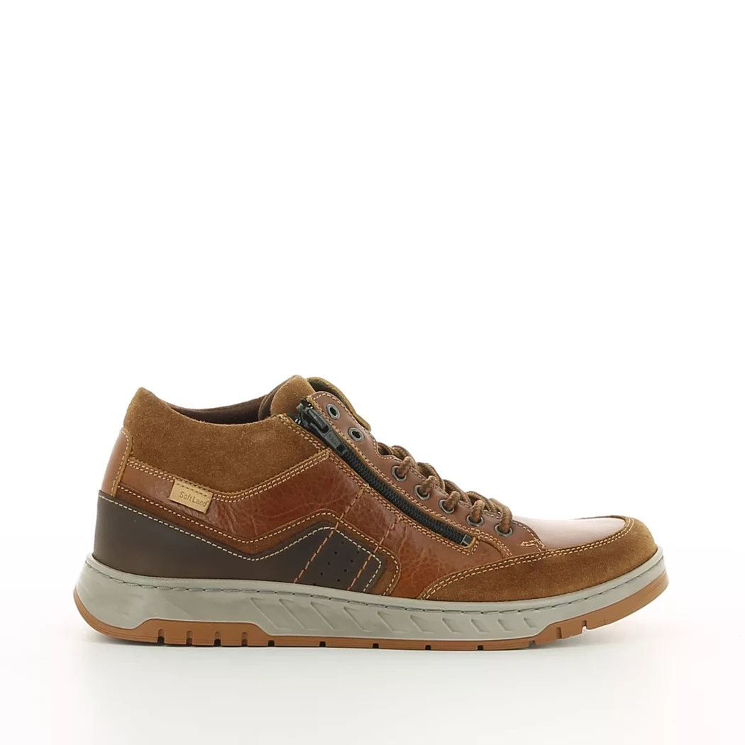 Image (2) de la chaussures Soft Land - Bottines Cuir naturel / Cognac en Cuir