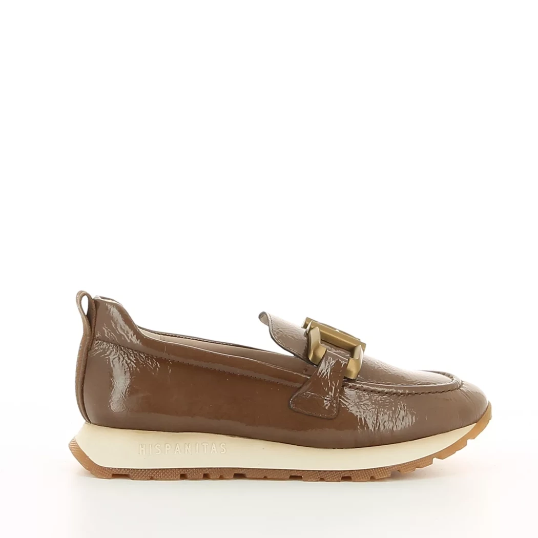 Image (2) de la chaussures Hispanitas - Mocassins Taupe en Cuir vernis Image (2) de la chaussures Hispanitas - Mocassins Taupe en Cuir vernis