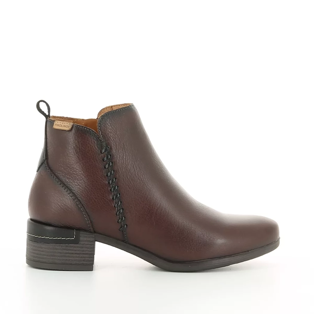 Image (2) de la chaussures Pikolinos - Boots Marron en Cuir