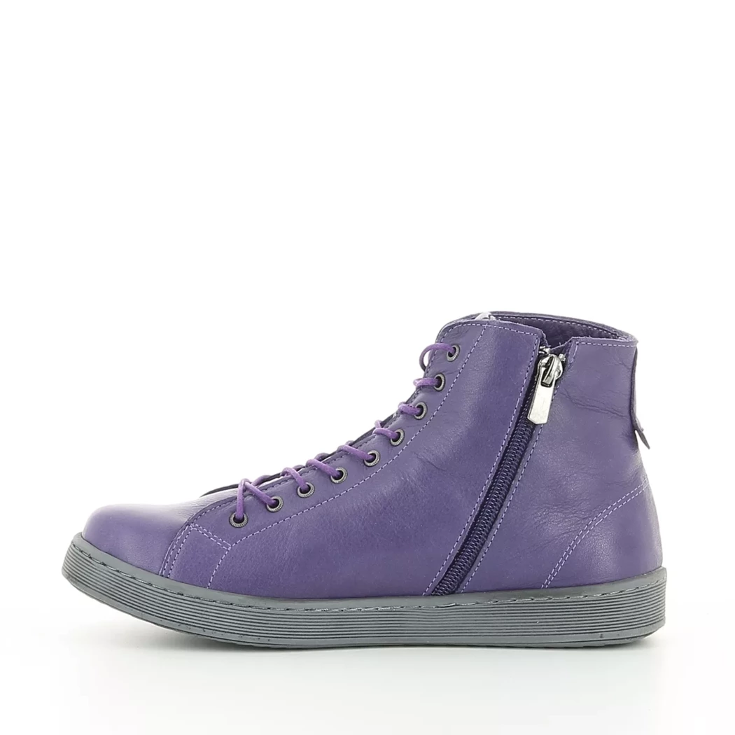 Image (4) de la chaussures Andrea Conti - Bottines Violet / Lilas en Cuir