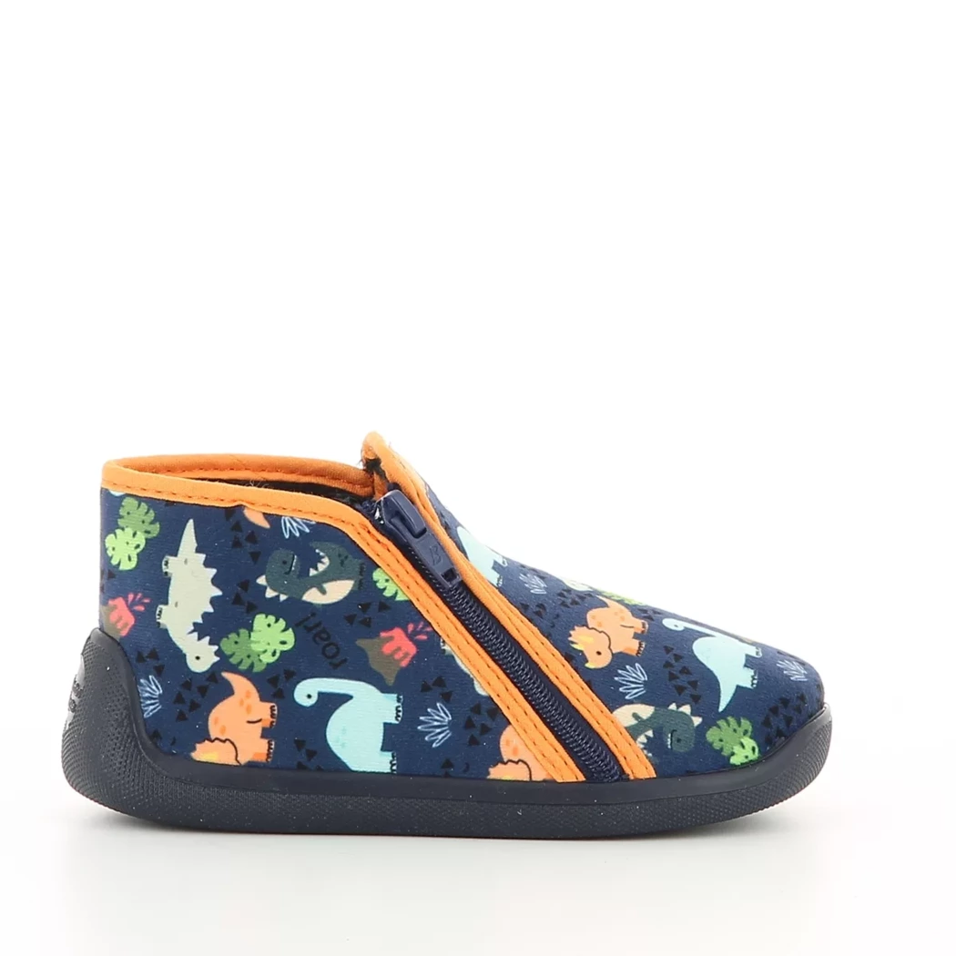 Image (2) de la chaussures Bossi - Pantoufles et Chaussons Bleu en Textile