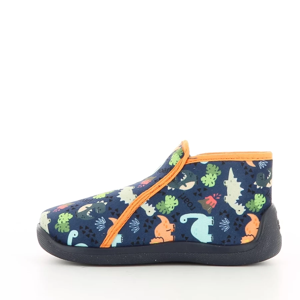 Image (4) de la chaussures Bossi - Pantoufles et Chaussons Bleu en Textile