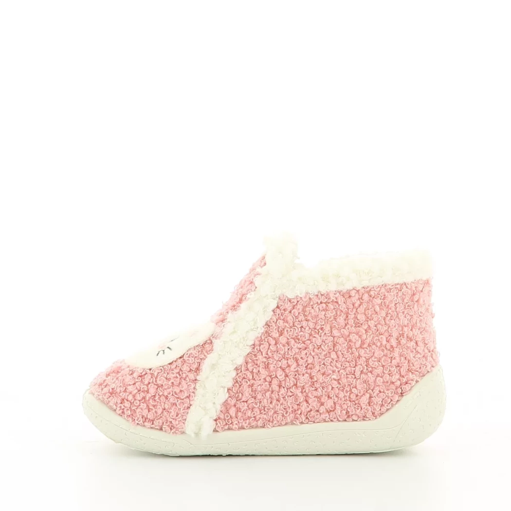 Image (4) de la chaussures Bossi - Pantoufles et Chaussons Rose en Textile
