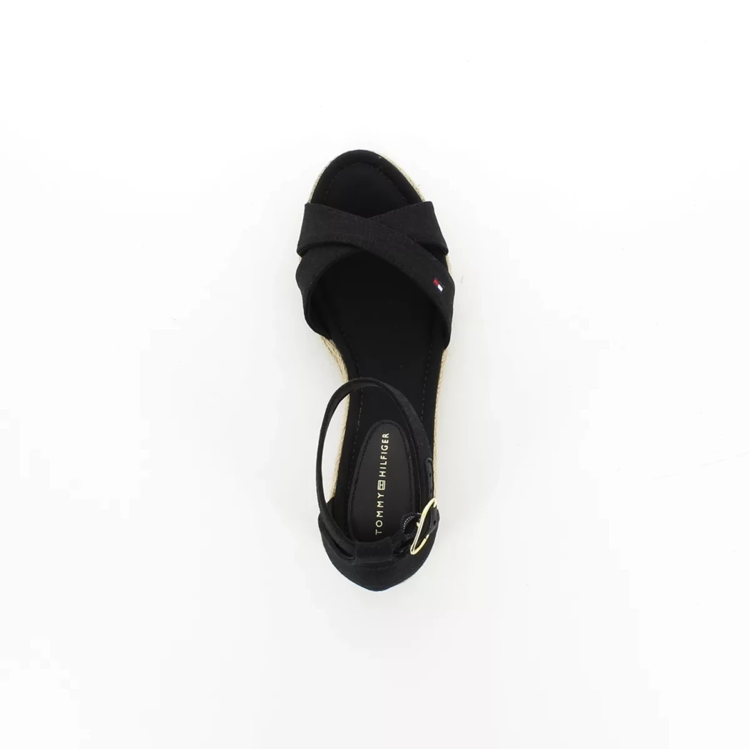 Image (6) de la chaussures Tommy Hilfiger - Sandales et Nu-Pieds Noir en Textile