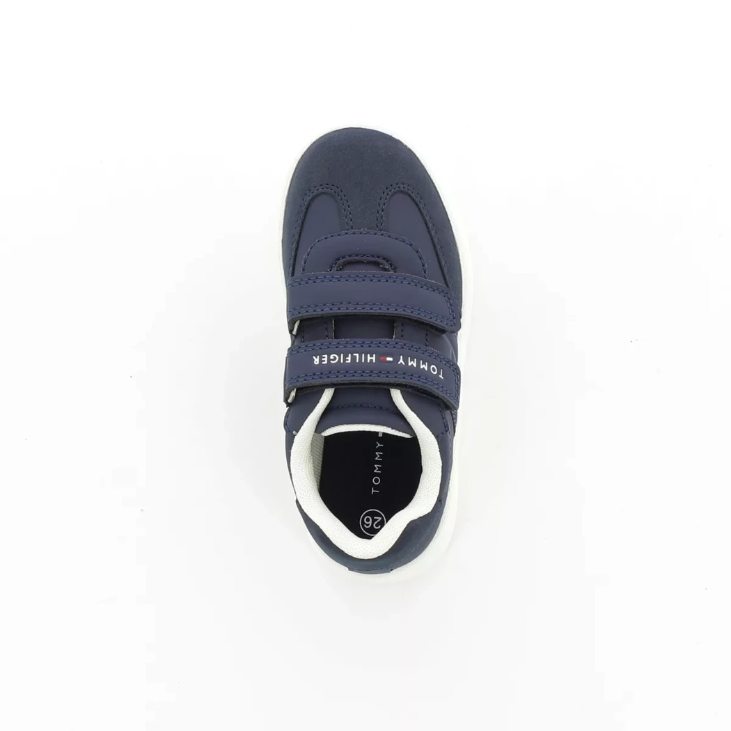Image (6) de la chaussures Tommy Hilfiger - Baskets Bleu en Cuir synthétique