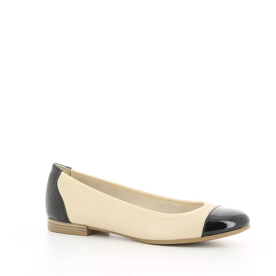 Image (1) de la chaussures Tamaris - Ballerines Beige en Cuir