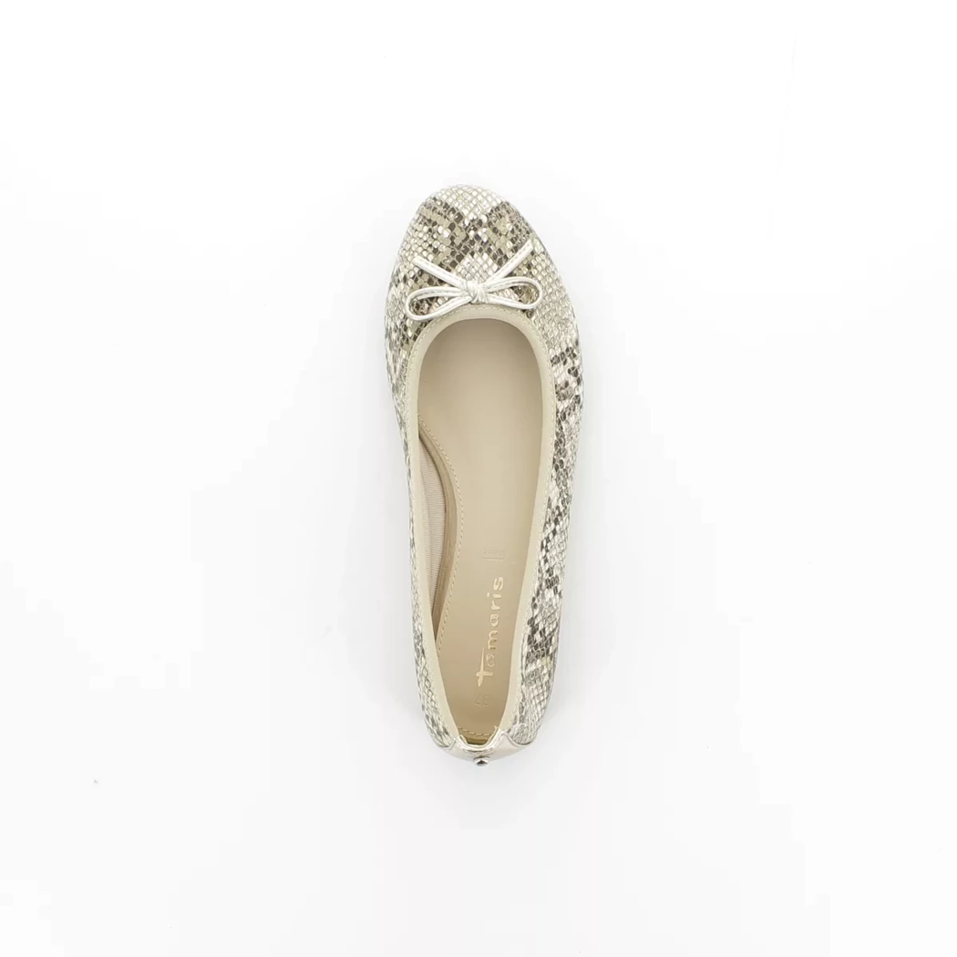 Image (6) de la chaussures Tamaris - Ballerines Beige en Cuir nubuck