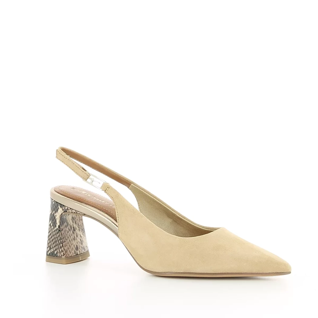 Image (1) de la chaussures Tamaris - Escarpins Beige en Cuir nubuck