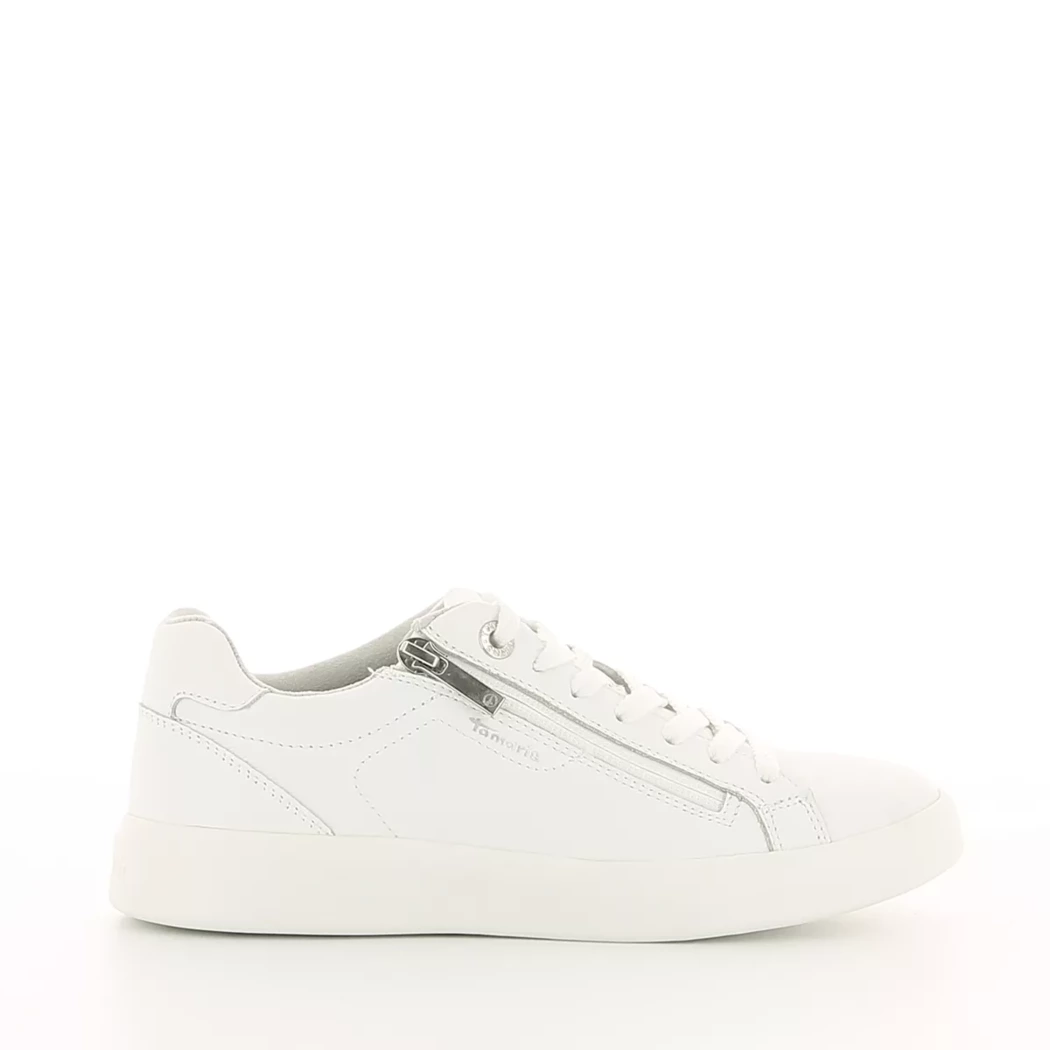 Image (2) de la chaussures Tamaris - Baskets Blanc en Cuir