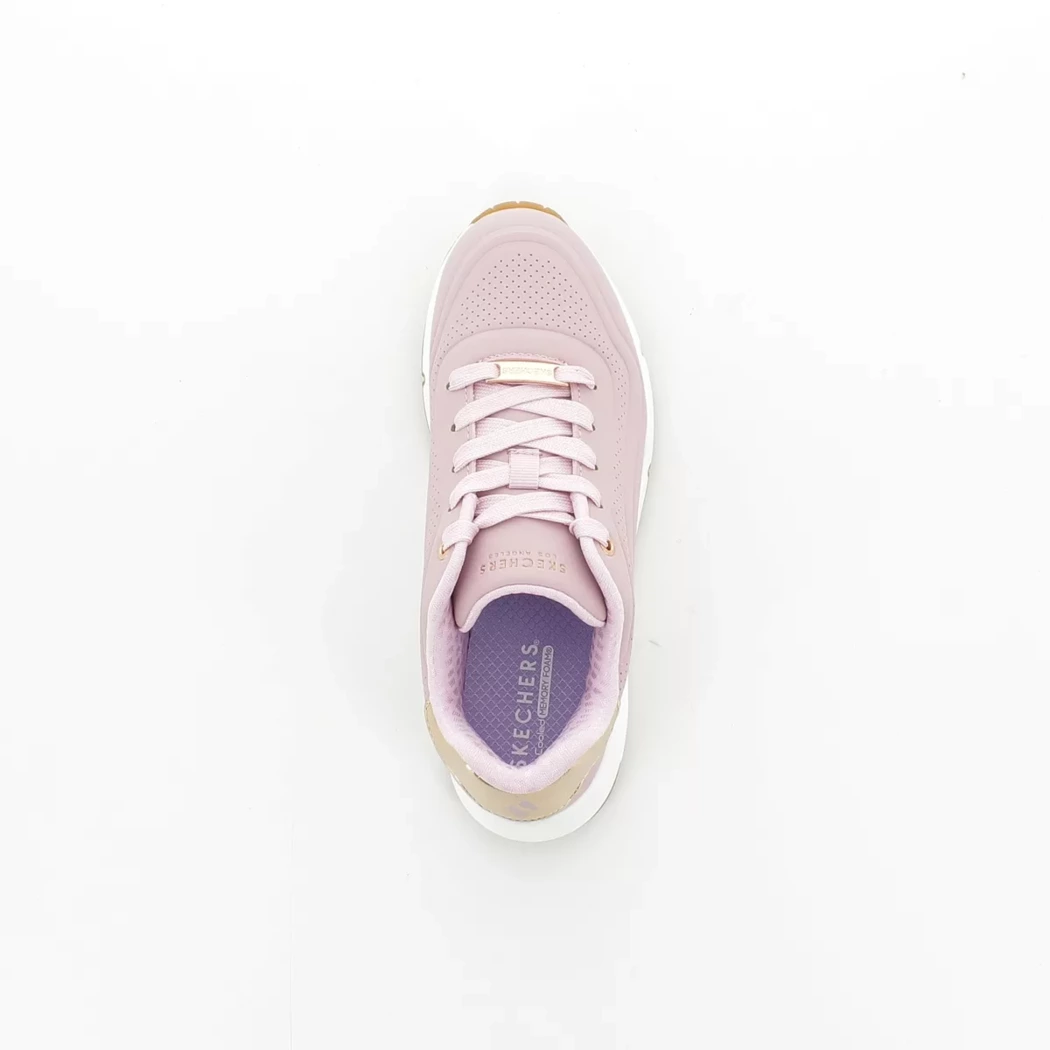 Image (6) de la chaussures Skechers - Baskets Rose en Cuir synthétique