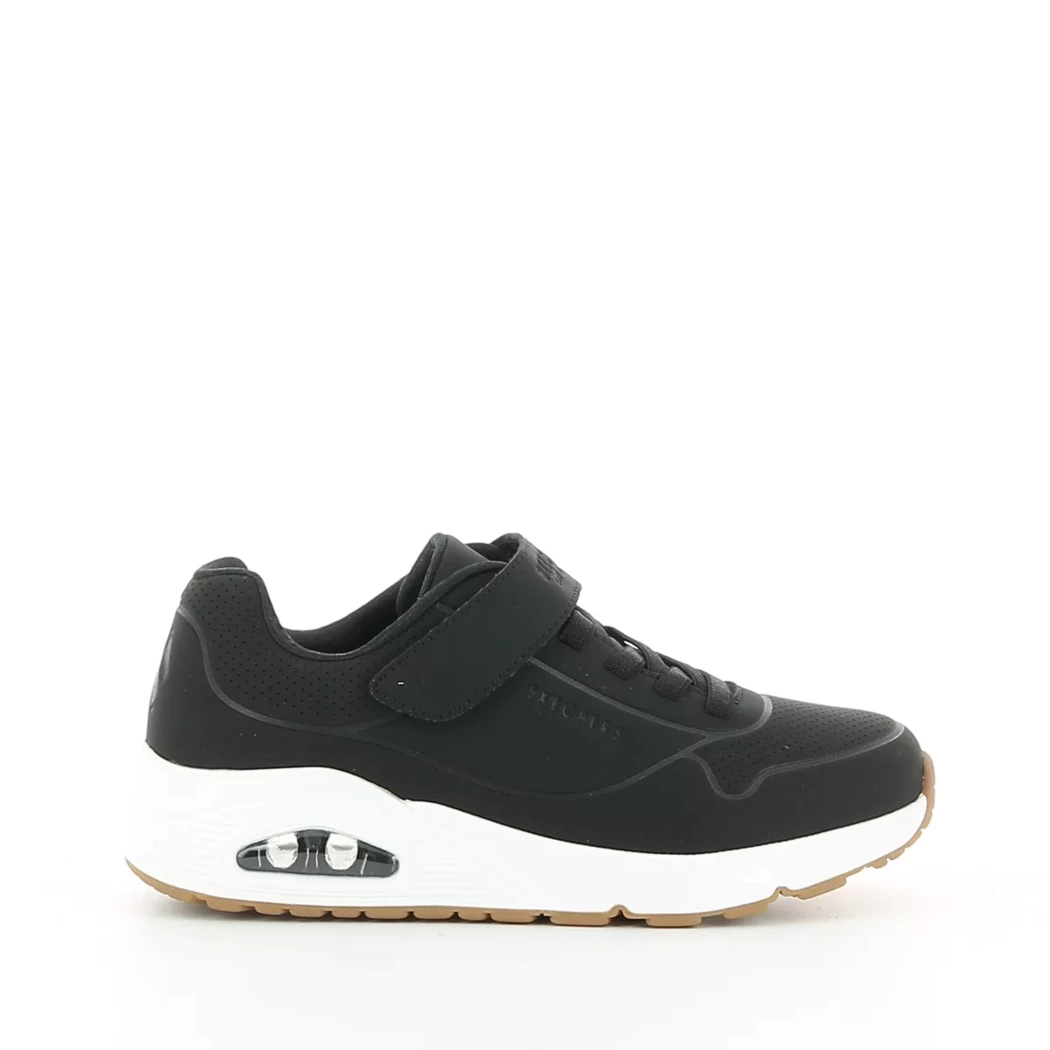 Image (2) de la chaussures Skechers - Baskets Noir en Cuir synthétique
