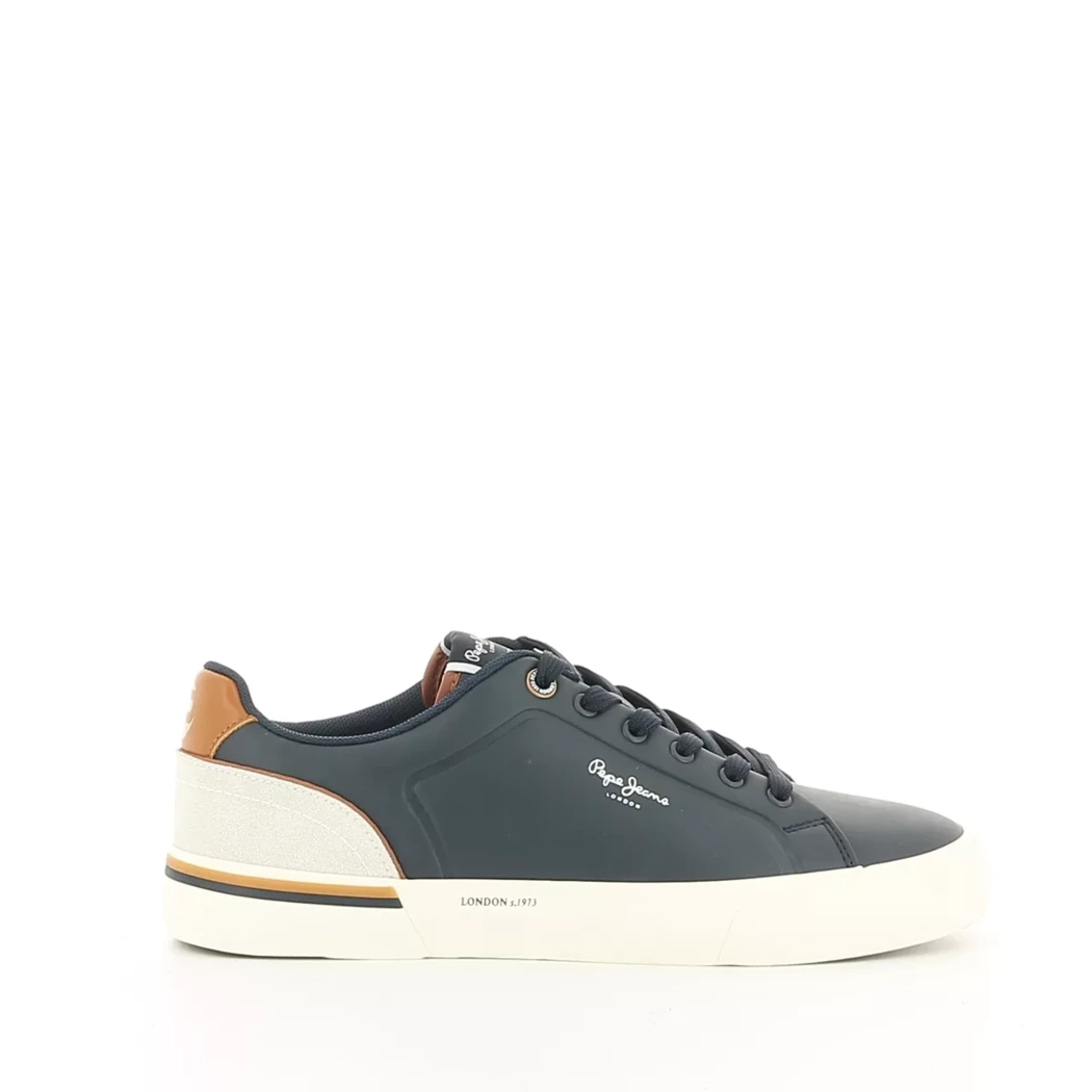 Image (2) de la chaussures Pepe Jeans - Baskets Bleu en Cuir synthétique