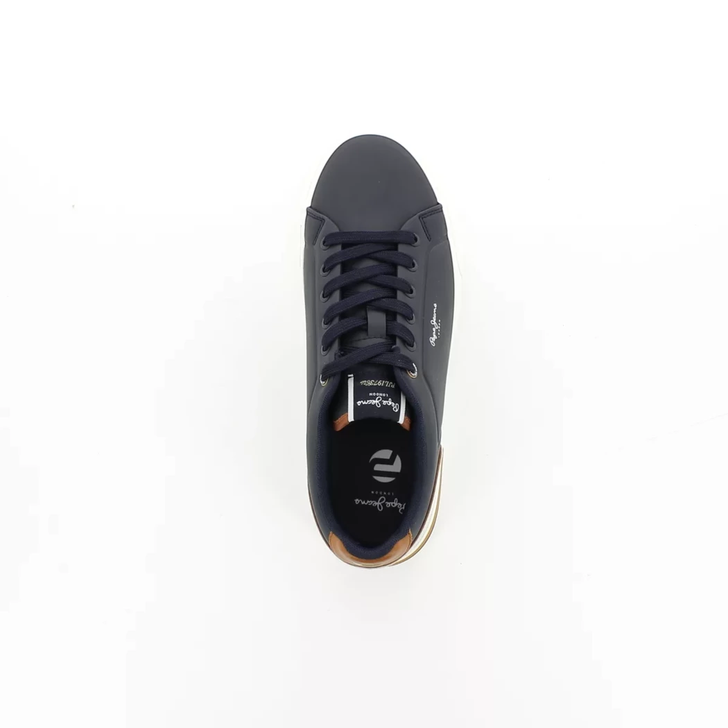 Image (6) de la chaussures Pepe Jeans - Baskets Bleu en Cuir synthétique