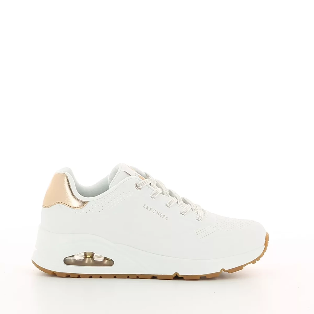 Image (2) de la chaussures Skechers - Baskets Blanc en Cuir synthétique