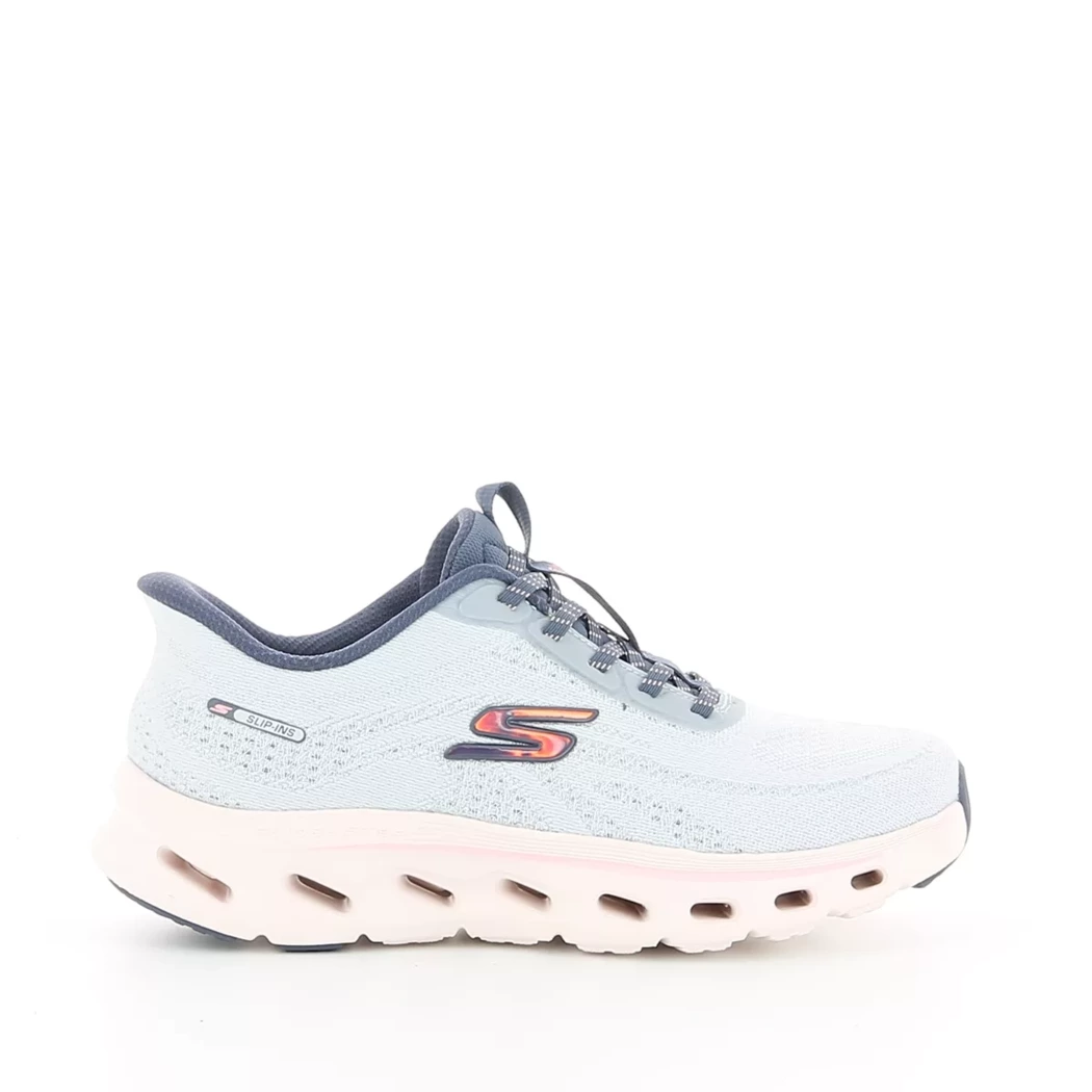 Image (2) de la chaussures Skechers - Baskets Bleu en Textile