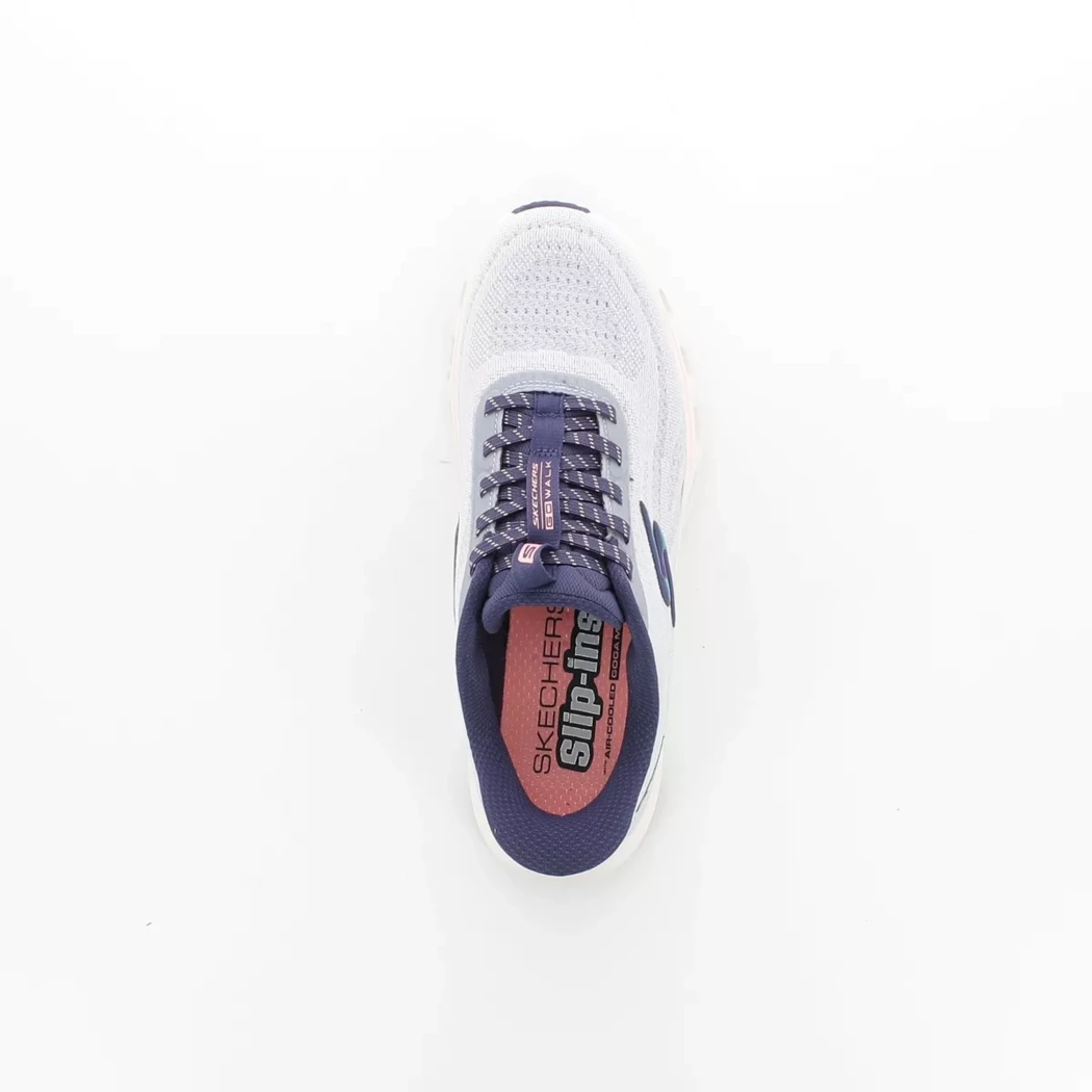 Image (6) de la chaussures Skechers - Baskets Bleu en Textile