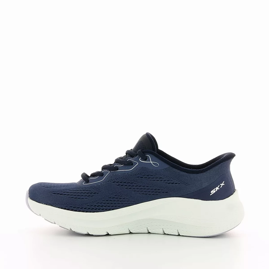 Image (4) de la chaussures Skechers - Baskets Bleu en Textile