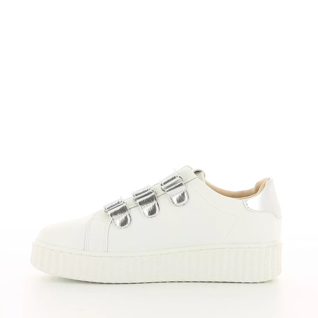 Image (4) de la chaussures Vanessa Wu - Baskets Blanc en Cuir synthétique