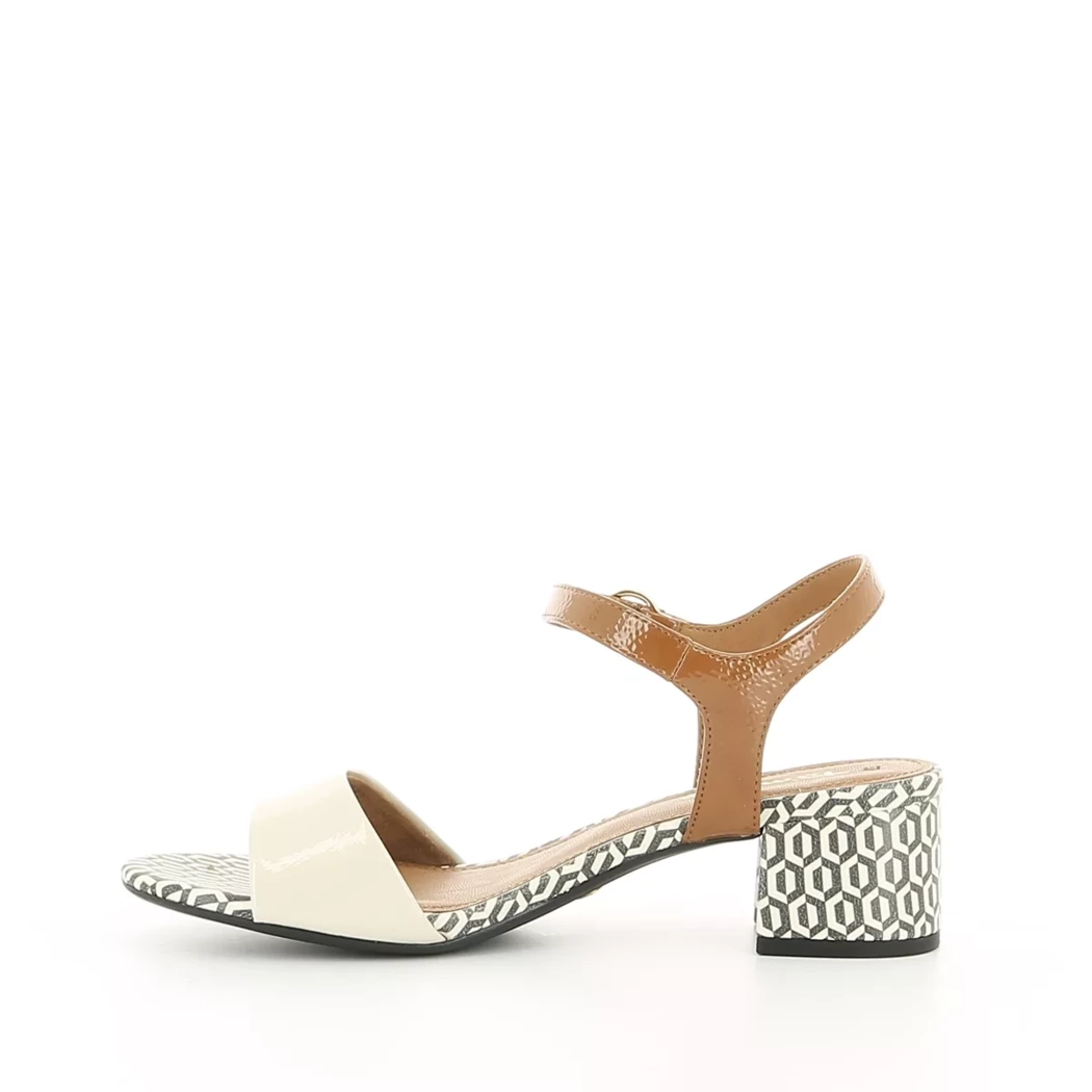 Image (4) de la chaussures Tamaris - Sandales et Nu-Pieds Beige en Cuir synthétique