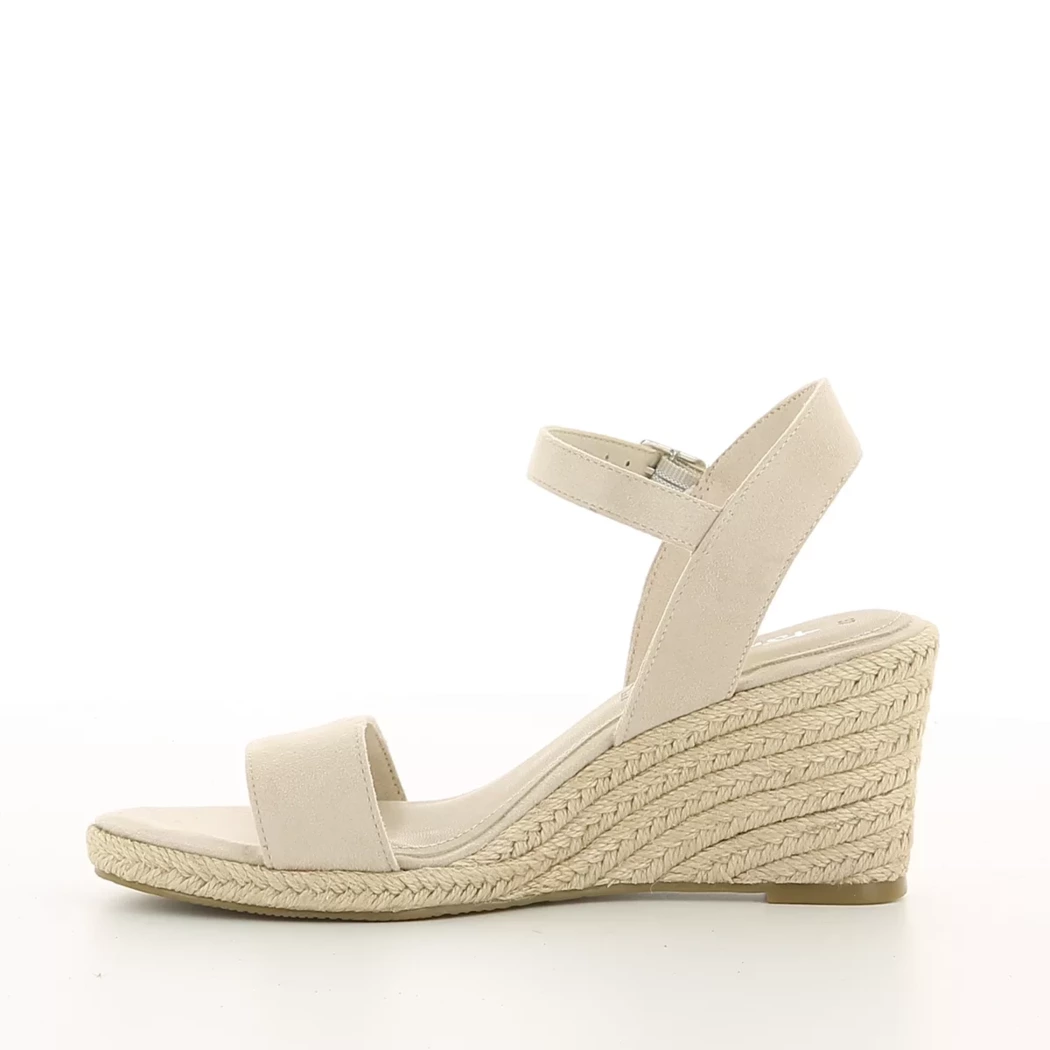Image (4) de la chaussures Tamaris - Sandales et Nu-Pieds Beige en Cuir synthétique