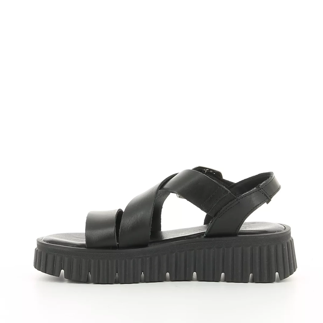 Image (4) de la chaussures Tamaris - Sandales et Nu-Pieds Noir en Cuir