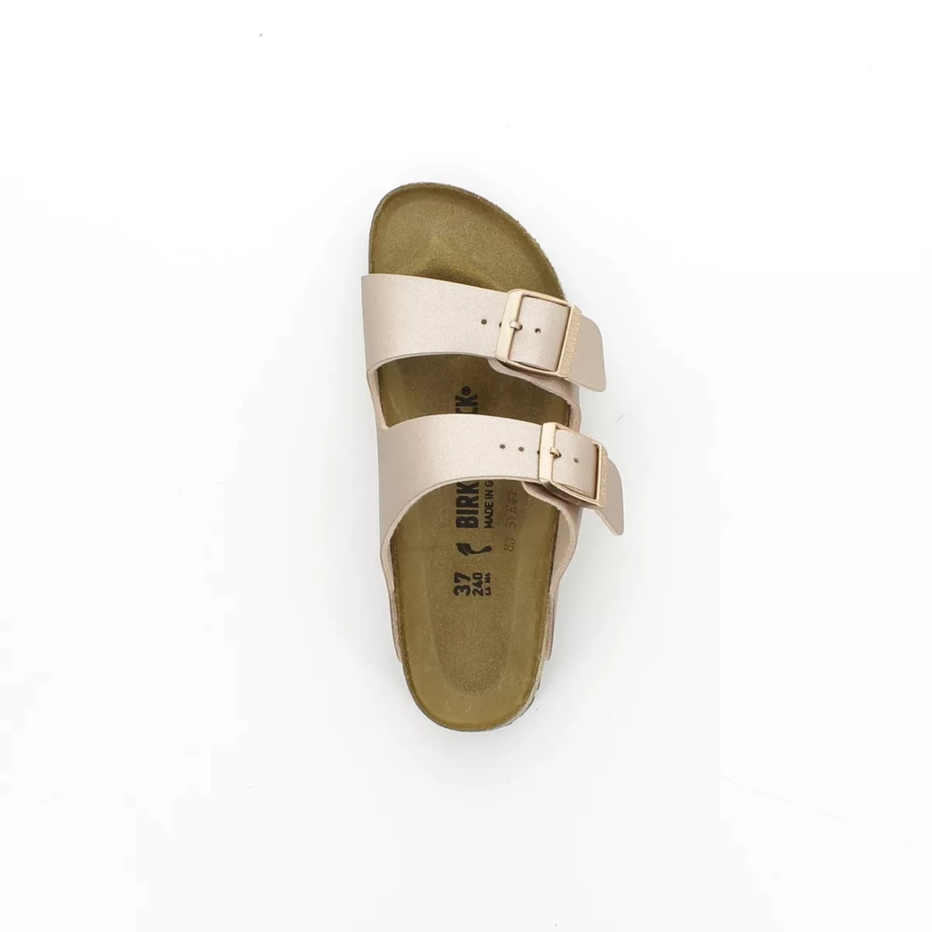 Image (6) de la chaussures Birkenstock - Mules et Sabots Orange en Cuir synthétique