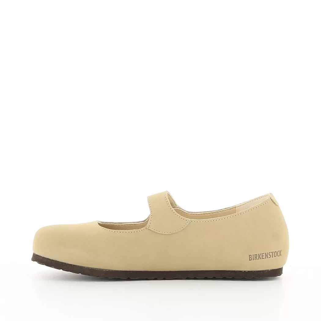 Image (4) de la chaussures Birkenstock - Ballerines Taupe en Cuir nubuck
