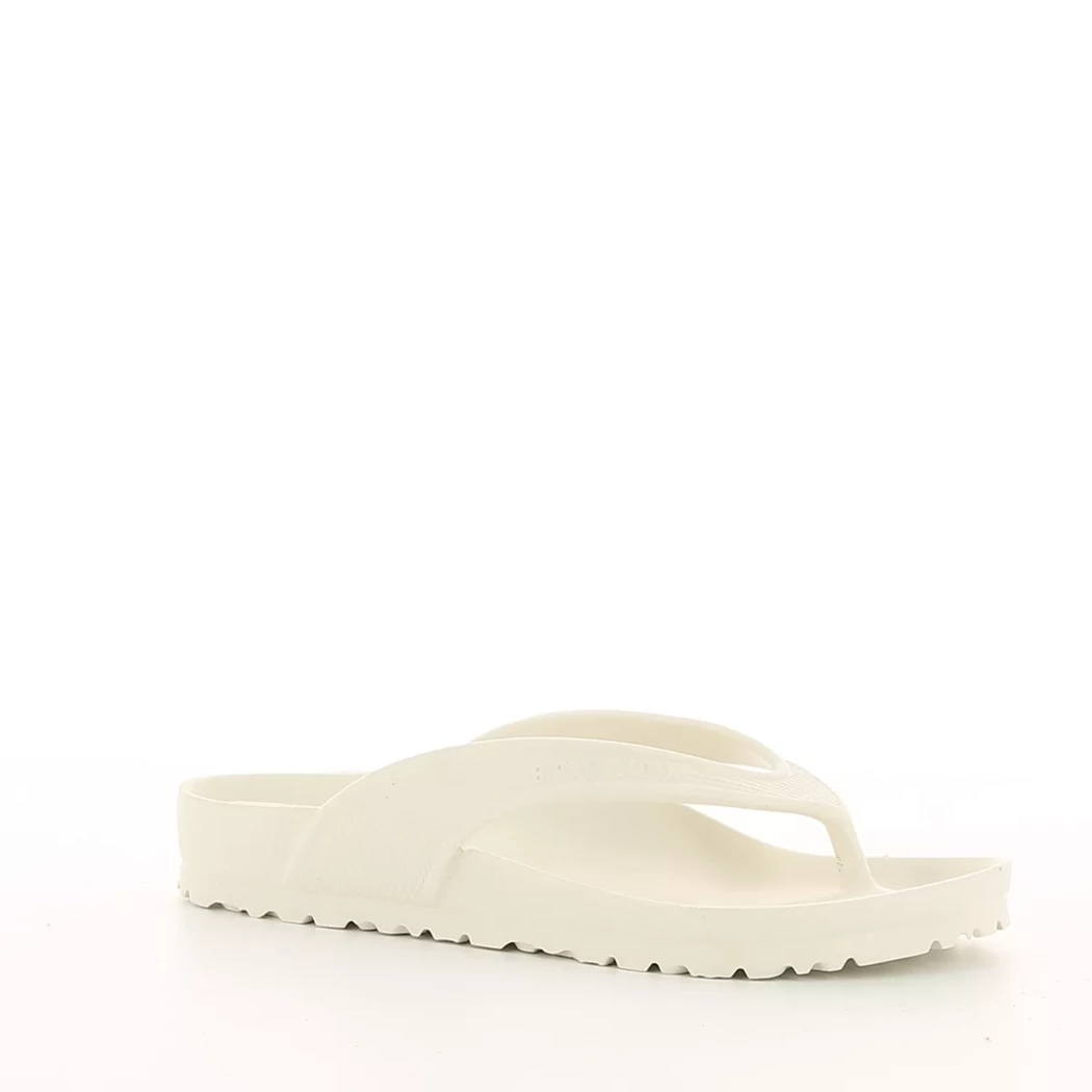 Image (1) de la chaussures Birkenstock - Tongs et Plage Blanc en Caoutchouc