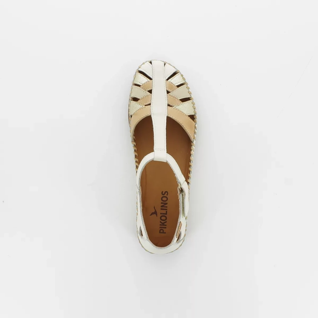Image (6) de la chaussures Pikolinos - Ballerines Blanc en Cuir