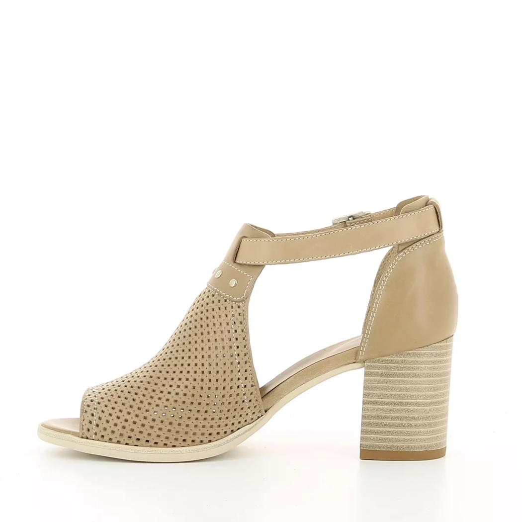 Image (4) de la chaussures Nero Giardini - Sandales et Nu-Pieds Cuir naturel / Cognac en Cuir