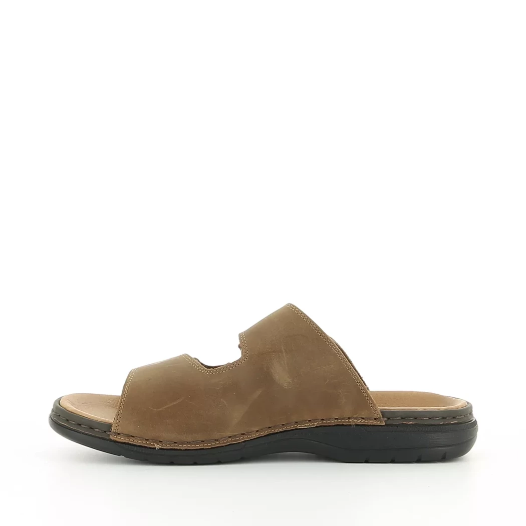 Image (4) de la chaussures Rieker - Mules et Sabots Marron en Cuir
