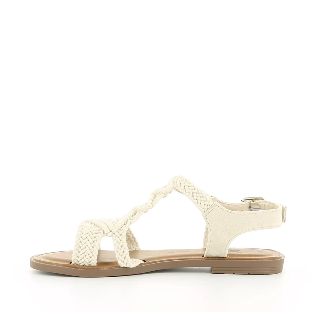 Image (4) de la chaussures Xti - Sandales et Nu-Pieds Beige en Textile
