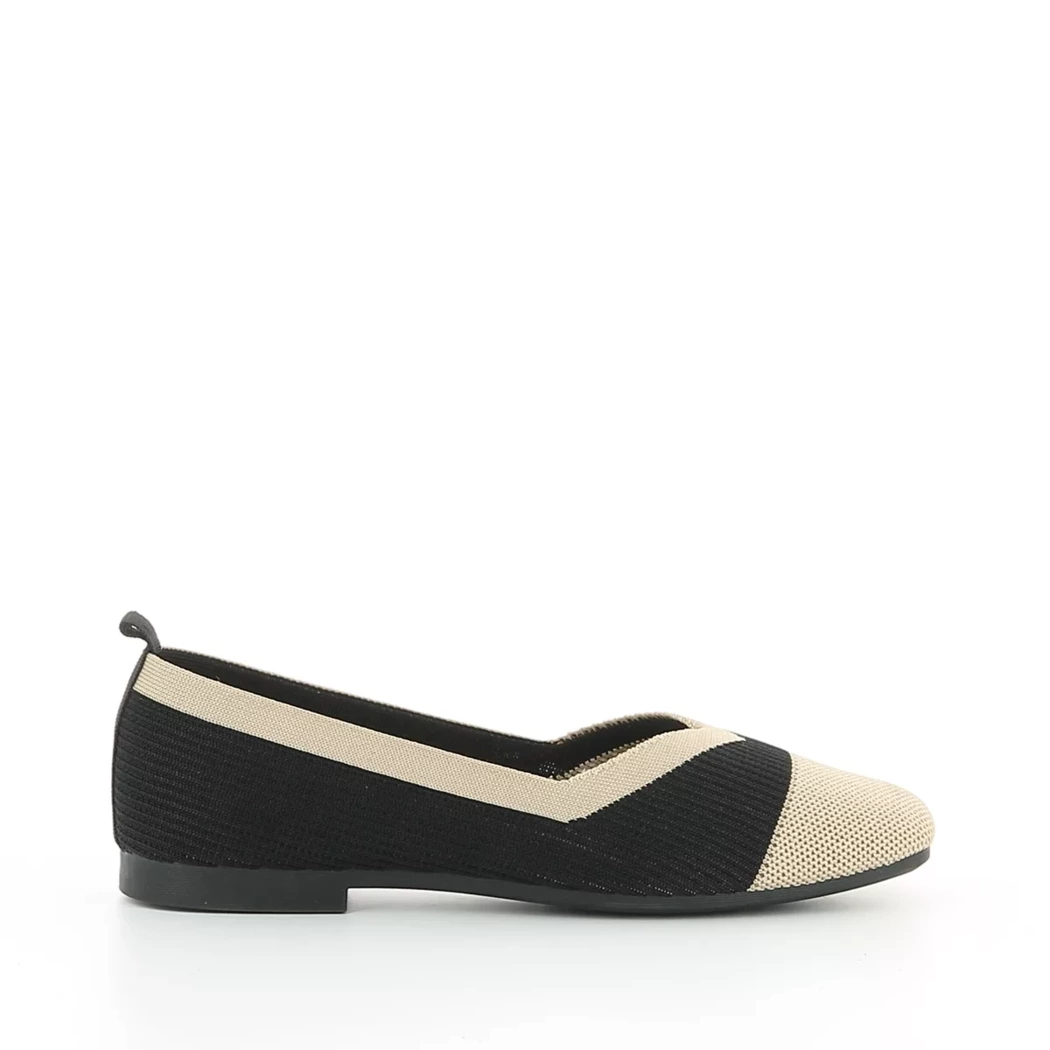 Image (2) de la chaussures Hee - Ballerines Noir en Textile