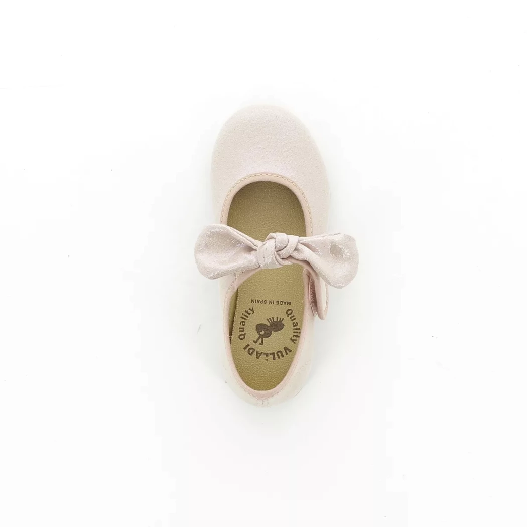 Image (6) de la chaussures Vul ladi - Ballerines Rose en Textile