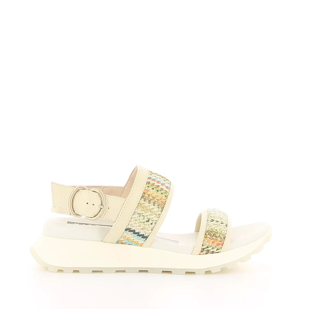 Image (2) de la chaussures Hispanitas - Sandales et Nu-Pieds Blanc en Textile