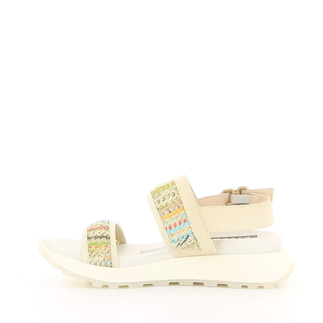 Image (4) de la chaussures Hispanitas - Sandales et Nu-Pieds Blanc en Textile