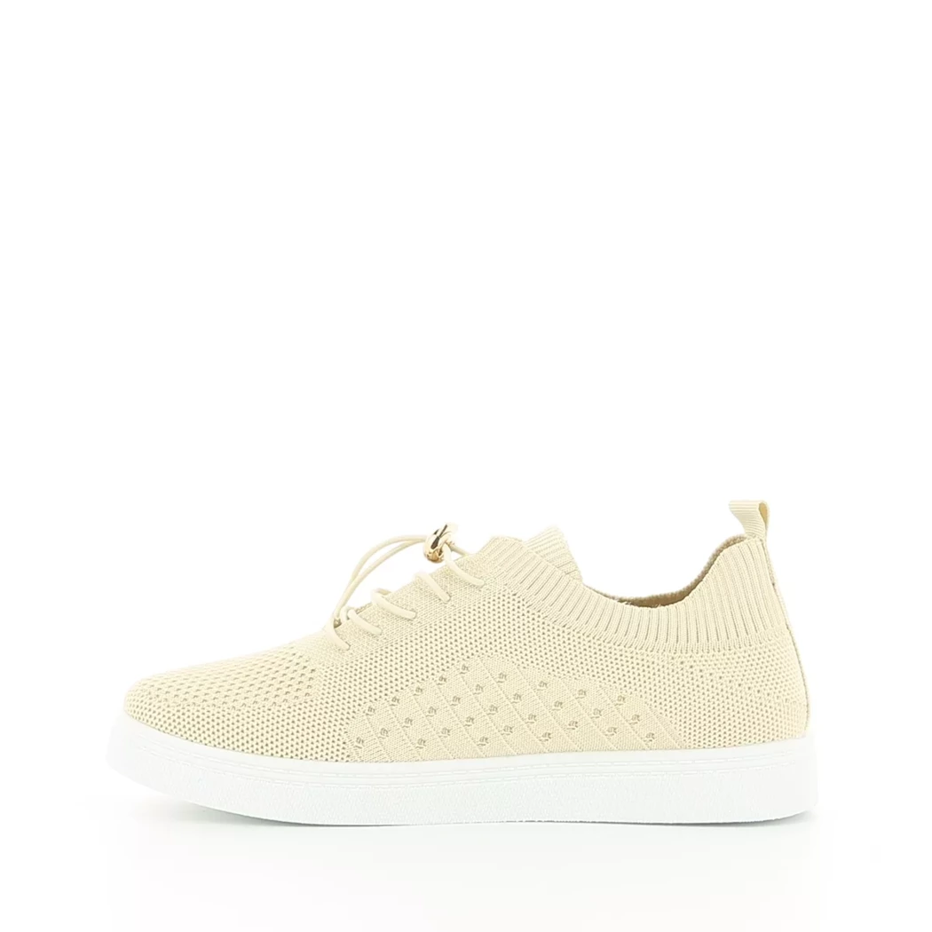 Image (4) de la chaussures New Run - Baskets Beige en Textile