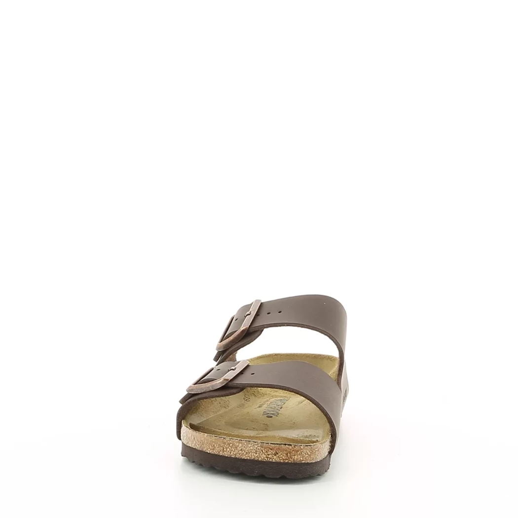 Image (5) de la chaussures Birkenstock - Mules et Sabots Marron en Cuir synthétique