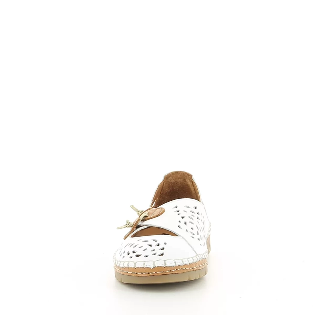 Image (5) de la chaussures Diabolo Studio - Ballerines Blanc en Cuir