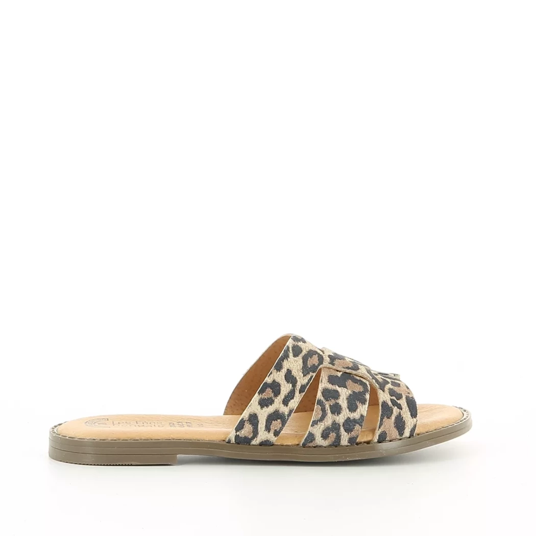 Image (2) de la chaussures Les Fees de Bengale - Mules et Sabots Marron en Cuir