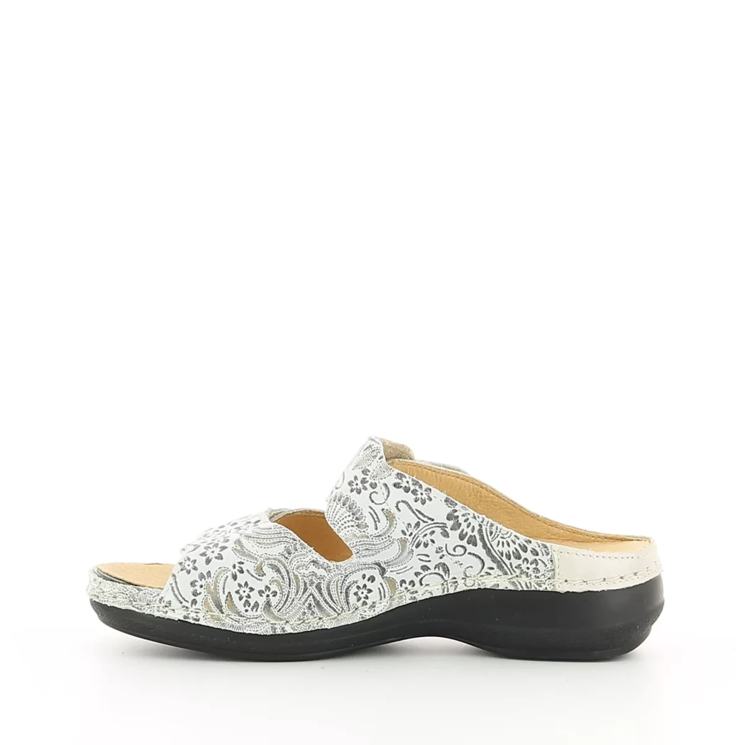 Image (4) de la chaussures Valmonte - Mules et Sabots Beige en Cuir