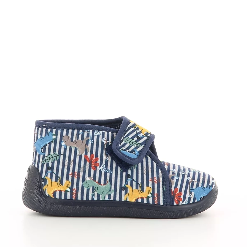 Image (2) de la chaussures Bossi - Pantoufles et Chaussons Bleu en Textile